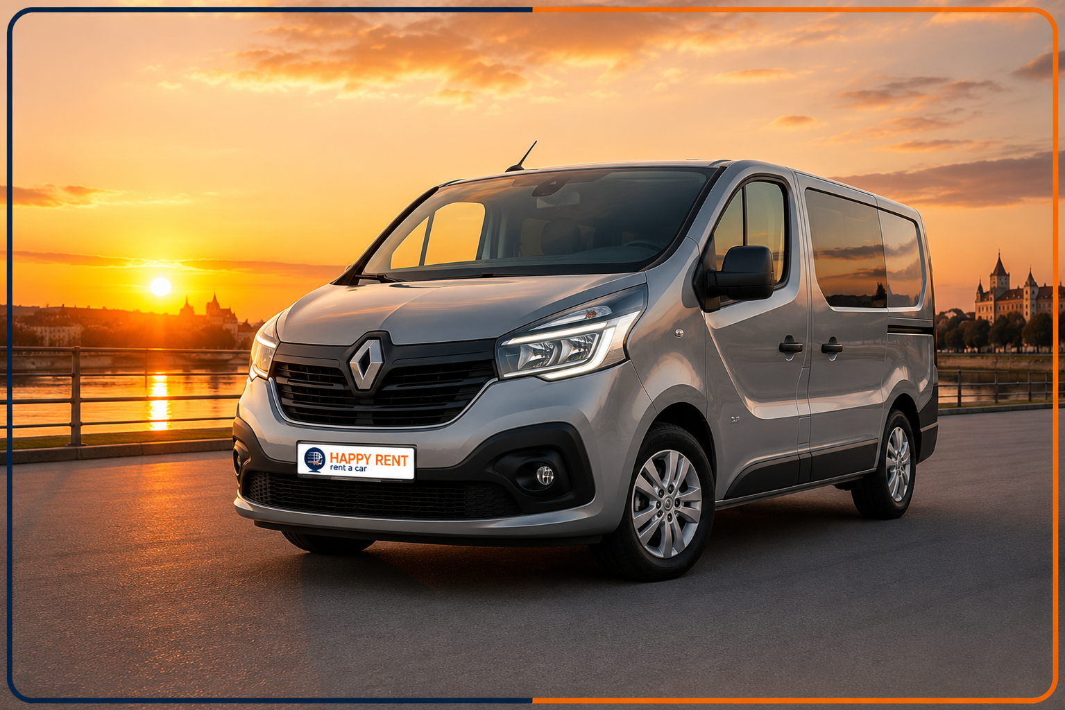 Renault Traffic 9 osobowy - średni limit dobowy 500 km